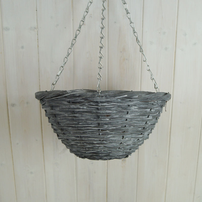 Wicker Hanging Basket 25cm detail page